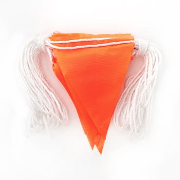 Bunting / Flagging 30m Roll - Orange