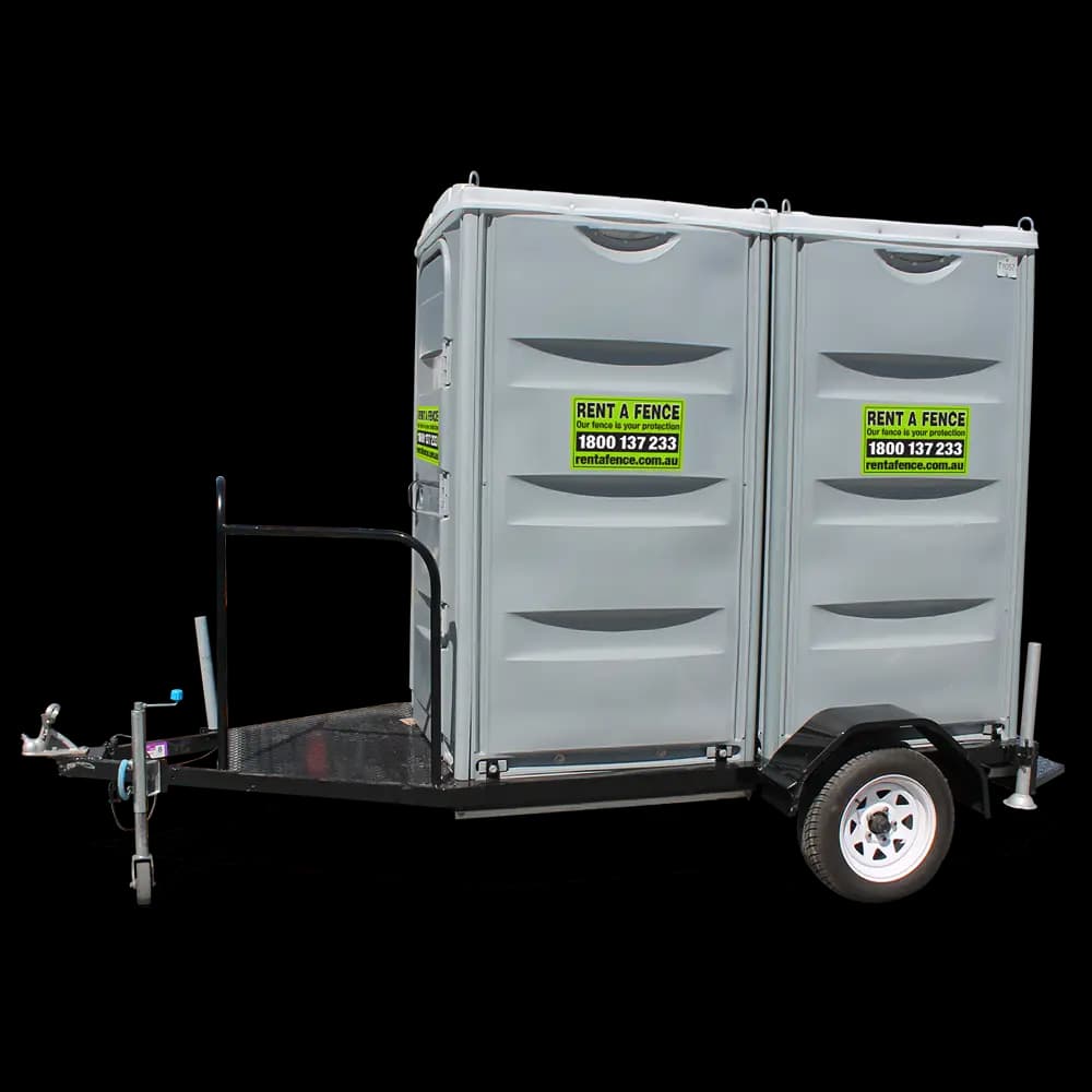 Portable Toilet Trailer (Double)