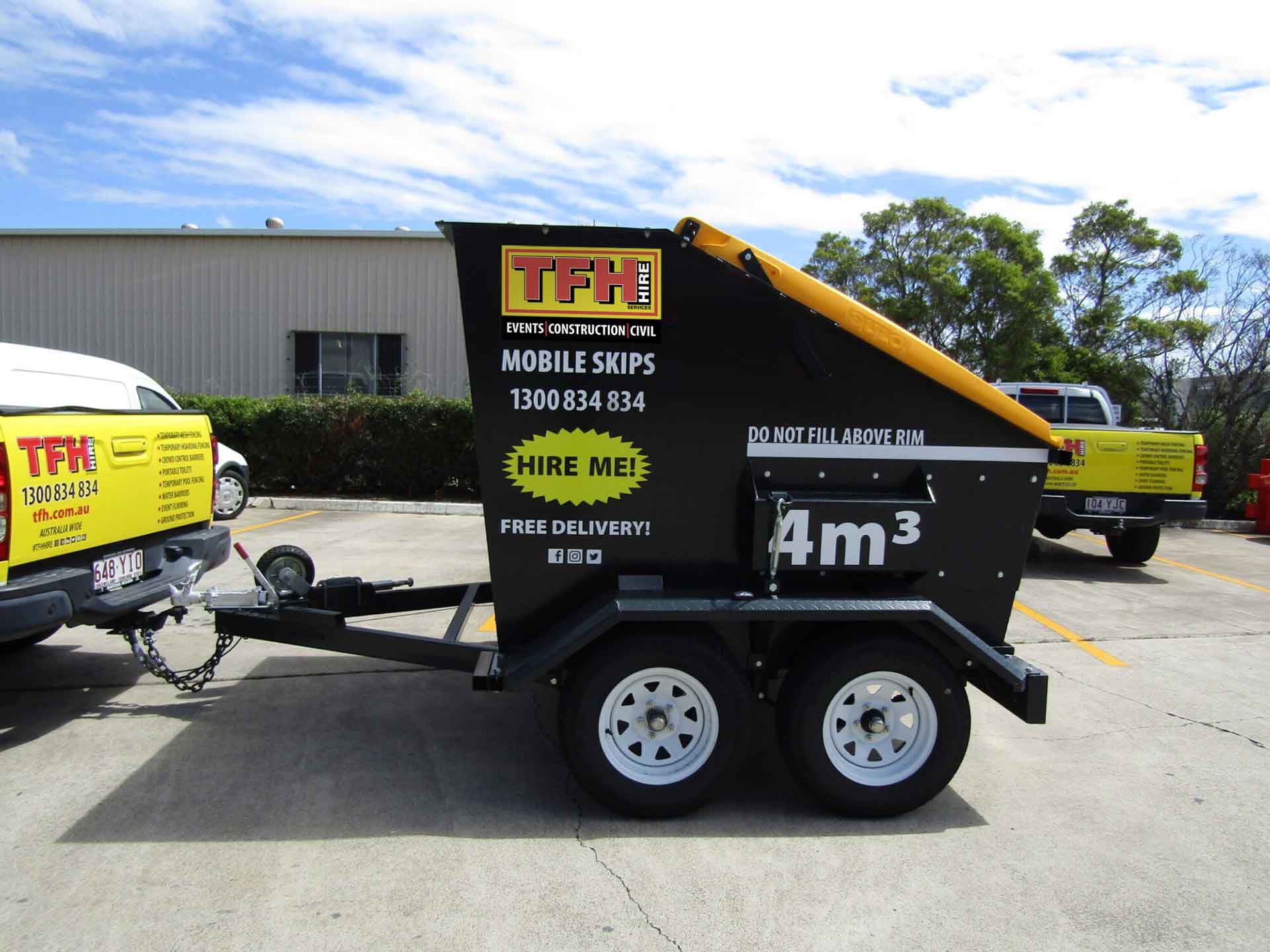Experience the Next Level of Convenience with TFH Mobile Skip Bins